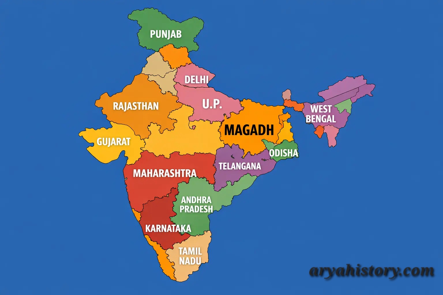 हर्यक वंश का इतिहास बिंबिसार अजातशत्रु उदयिन